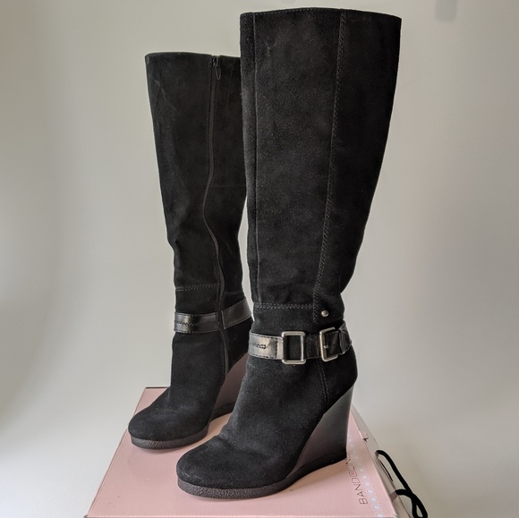 Bandolino Shoes - Bandolino high boots black suede